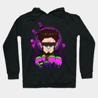 Vaporwave Evangelion 3.0 Gendo Get in the F’n Robot Hoodie